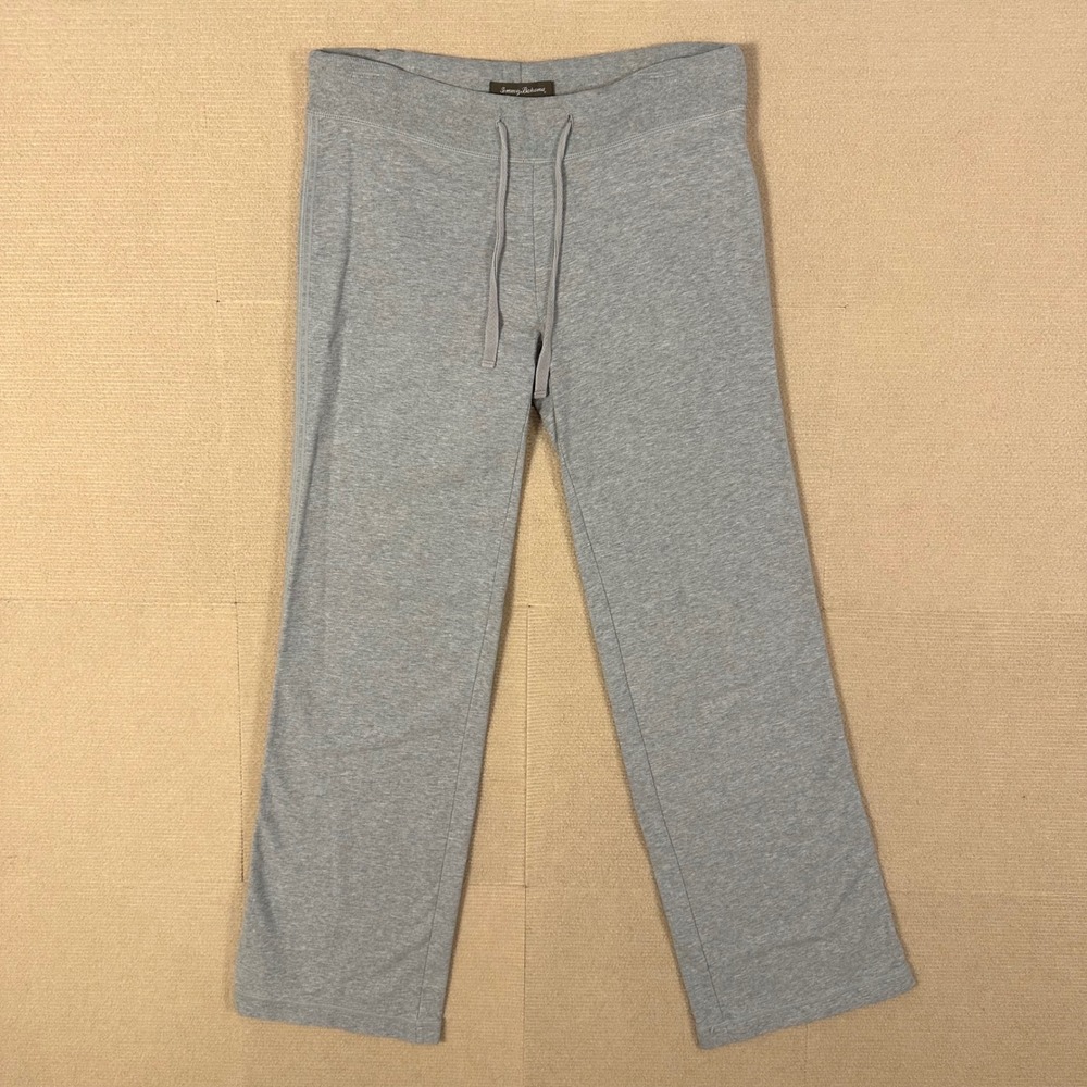 Tommy Bahama Sweatpants Women XS Gray Drawstring Cotton Blend Loungewear